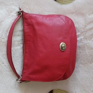 Coach turn lock hobo